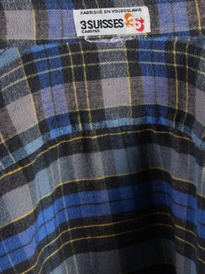 Vintage 90s 3 Suisses Mens Checked Flannel Shirt - L Multi - SH2994-55354