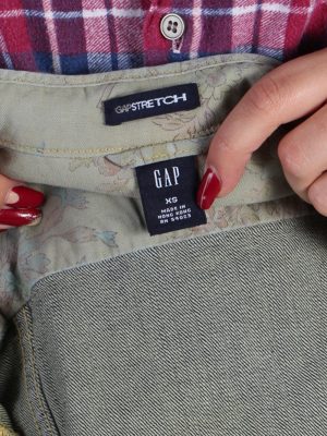 Vintage GAP Womens Denim Jacket XS/S Black -DJ1267-53684