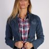 Vintage My Michele Womens Denim Jacket L Navy -DJ1268-0