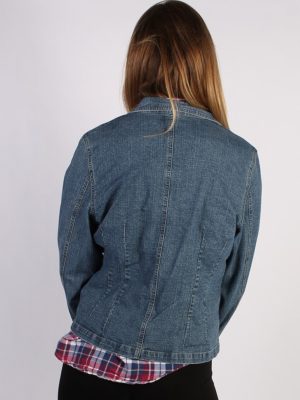 Vintage LEE Womens Riverted Denim Jacket M/L Navy -DJ1279-53734