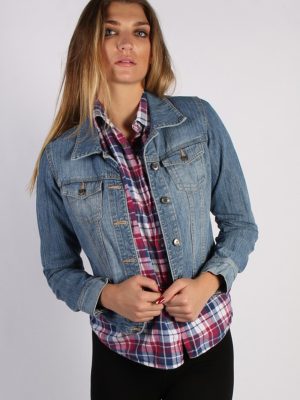 Vintage Old Navy Womens Denim Jacket M Blue -DJ1284-0