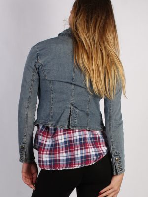 Vintage SO Womens Denim Jacket M Navy -DJ1285-53758