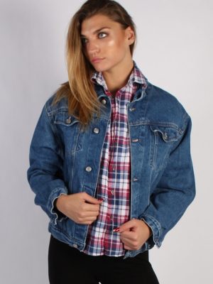 Vintage Other Brands Unisex Denim Jacket M Navy -DJ1287-0