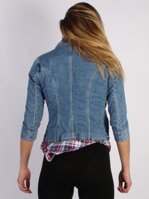 Vintage Mossimo Womens Denim Jacket M Navy -DJ1291-53782