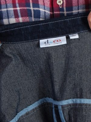 Vintage D&CO Womens Denim Jacket L/XL Navy -DJ1306-53839