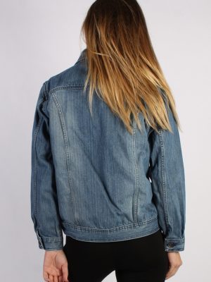 Vintage Rica Lewis Unisex Denim Jacket L Navy -DJ1314-53873