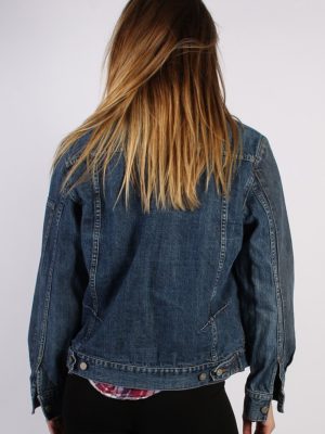 Vintage Elienne Ozeki Unisex Denim Jacket M/L Navy -DJ1316-53880