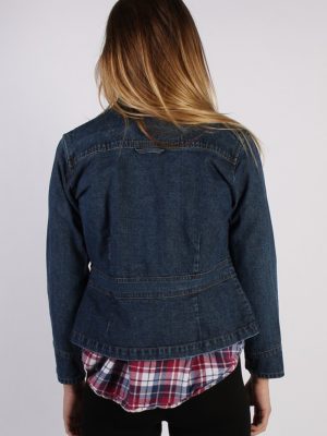 Vintage St. John's Bay Womens Denim Jacket M Navy -DJ1329-53934