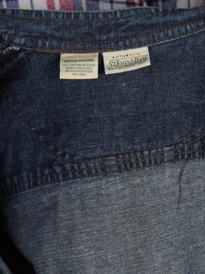 Vintage St. John's Bay Womens Denim Jacket M Navy -DJ1329-53933