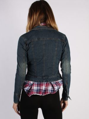 Vintage SO Womens Denim Jacket XS/S Navy -DJ1331-53939