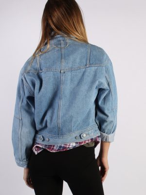 Vintage Mustang Unisex Denim Jacket L Blue -DJ1338-53968