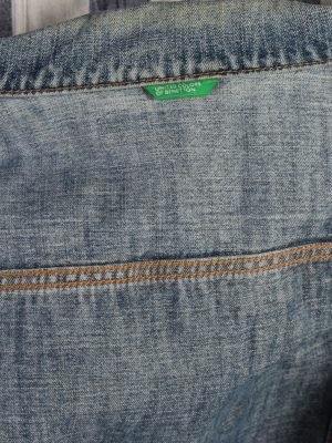 Vintage United Color of Benetton Unisex Denim Jacket S Blue -DJ1341-54249