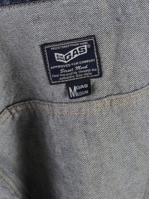 Vintage Gas Unisex Denim Jacket M Navy -DJ1347-54272