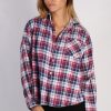 Vintage Unisex Checked Flannel Shirt - M , L Multi - SH2903-0