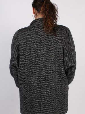 Vintage Other Brands Pattern Herringbone Coat Bust: 47 Multi -C626-56912