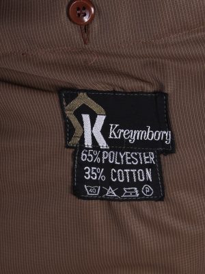 Vintage Kreymborg Mens Casual Smart Coat Jacket M , L Mustard -C693-57181