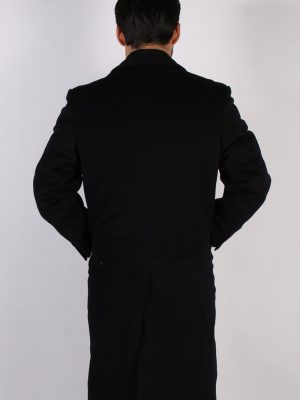 Vintage Genuine Retro Jacket Coat Chest:45 Black -C797-69344