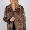 Vintage Ruhl Pelz Real Fur Womens Coat Jacket Bust:44 Beige -C934-0