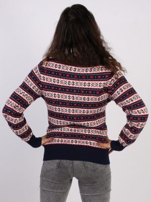 Vintage Monque Pattern Design Jumper M Multi -IL1063-56796