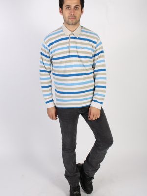 Vintage Lacoste Polo Neck Sweater L Multi -IL1186-71107