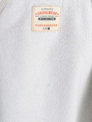 Vintage Clockhouse Womens Print Hoodie M Grey -SW1713-57233