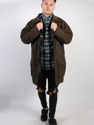 Vintage Frasers Waxed Coat CHEST 50 Brown -C1099-73847