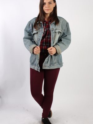 Vintage Jack & Jones Trucker Denim Jacket XXL Navy -DJ1415-72776