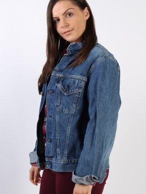 Vintage Meltin'Pot Trucker Denim Jacket M Navy -DJ1418-72792