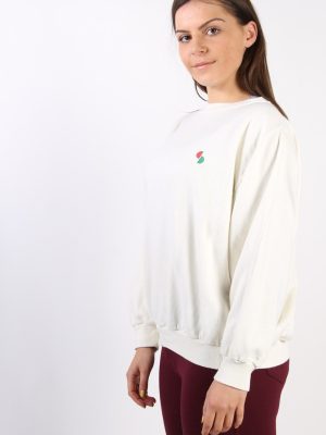 Vintage Other Brands Round Neck Sweatshirt XL Cream -SW1720-72822