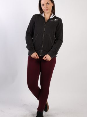 Vintage Puma Zip Pocket Sweatshirt M Black -SW1727-72856