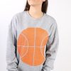 Vintage Nothing But Net Basketball Lover Sweatshirt M Grey -SW1752-0