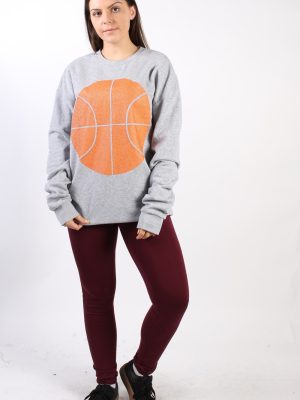 Vintage Nothing But Net Basketball Lover Sweatshirt M Grey -SW1752-72981