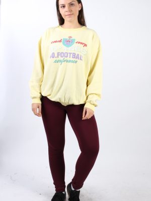 Vintage Country Wear Round Neck Sweatshirt L Yellow -SW1756-73000