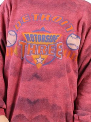 Vintage Other Brands Detroit Baseball Sweatshirt XL Pink -SW1757-73005