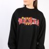 Vintage Other Brands Milanista Round Sweatshirt S Black -SW1761-0