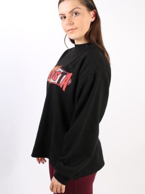 Vintage Other Brands Milanista Round Sweatshirt S Black -SW1761-73026