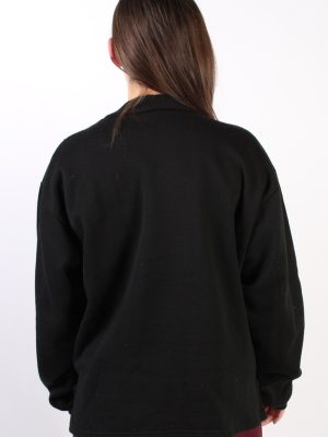 Vintage Other Brands Milanista Round Sweatshirt S Black -SW1761-73027