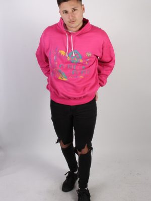 Vintage African Safari Sport Sweatshirt M Pink -SW1773-74202