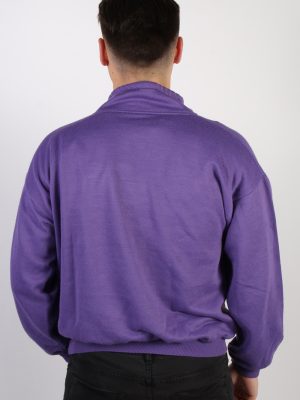 Vintage Stylish Adventure Sport Sweatshirt L Purple -SW1774-74210