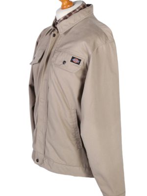 Vintage Dickies Skater Casual Jacket Coat Chest 50 Beige -C1223-78484