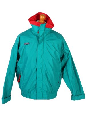 Vintage Columbia Outdoor Jacket Coat Chest 55 Green -C1236-0
