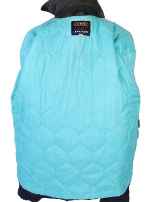 Vintage GStar Raw Zordo Cord Neck Jacket Coat Chest 53 Navy -C1239-78566