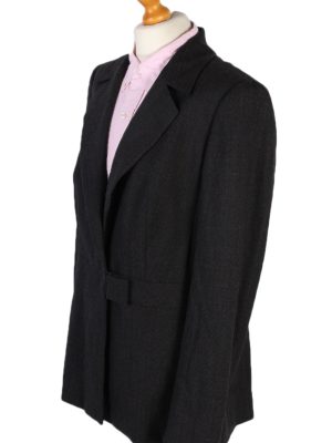 Vintage Escada Smart Jacket Coat Bust 42 Grey HT2144-78989
