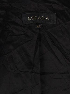 Vintage Escada Smart Jacket Coat Bust 42 Grey HT2144-78992