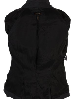Vintage Escada Smart Jacket Coat Bust 36 Black HT2149-79016