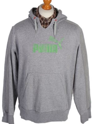 Vintage Puma Hooded -SWeater XL Grey -SW1797-0