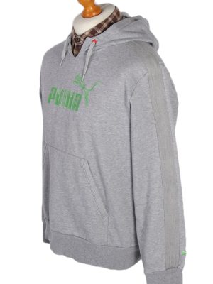Vintage Puma Hooded -SWeater XL Grey -SW1797-80088