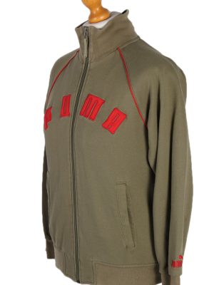 Vintage Puma Side Pocket -SWeater S Khaki -SW1808-80132