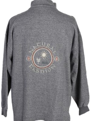 Vintage Fashion Appairs Pullover -SWeater L Grey -SW1823-80189