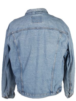 Vintage Stone Washed Trucker Denim Jacket XL Blue -DJ1427-81104
